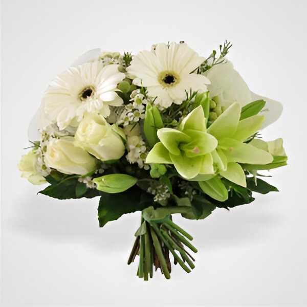 White Heaven - White Lillies and Roses